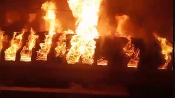 Madurai train fire: Tour operator booked for 'illegal' carriage of gas cylinder
