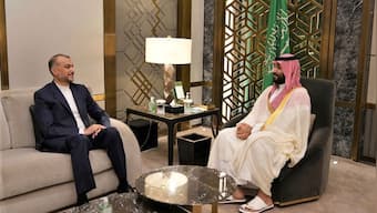 Iran's foreign minister visits Saudi Arabia's powerful crown prince as tensions between rivals ease