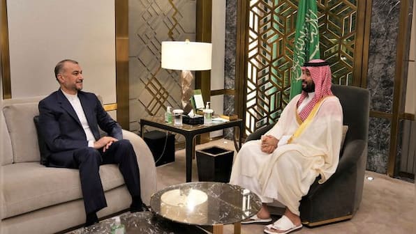 Iran's foreign minister visits Saudi Arabia's powerful crown prince as tensions between rivals ease
