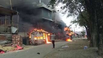 Manipur ethnic clashes: Two abandoned houses torched
