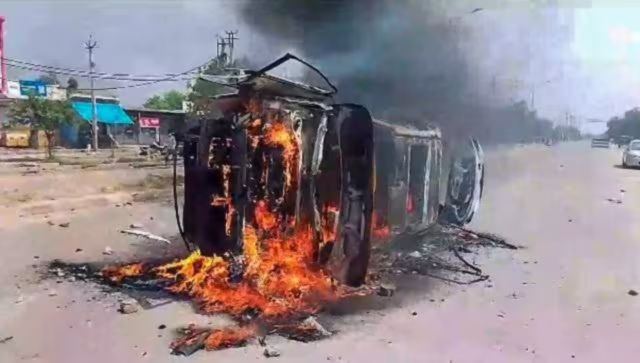 Haryana violence: Miscreants vandalise shop in Panipat Haryana violence: Miscreants vandalise shop in Panipat