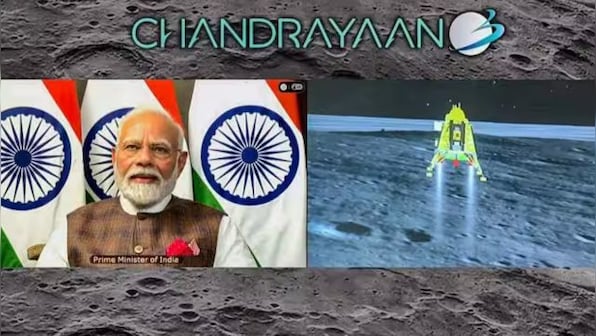 'India is on moon': ISRO Chief Somanath to PM Modi on Chandrayaan 3 soft landing | WATCH