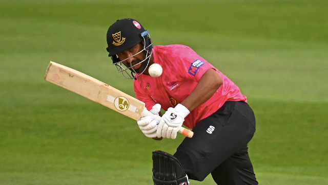 Cheteshwar Pujara slams second ton in three matches for Sussex in England's One-Day Cup Cheteshwar Pujara slams second ton in three matches for Sussex in England's One-Day Cup