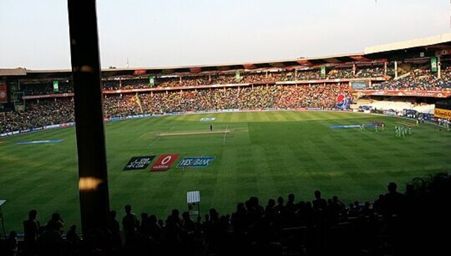 World Cup 2023: Renovation works in full swing at M Chinnaswamy Stadium in Bengaluru World Cup 2023: Renovation works in full swing at M Chinnaswamy Stadium in Bengaluru