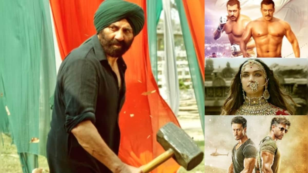 Gadar 2 set to enter the Rs 300 crore club, will surpass Sultan, Padmaavat, War and Bajrangi Bhaijaan