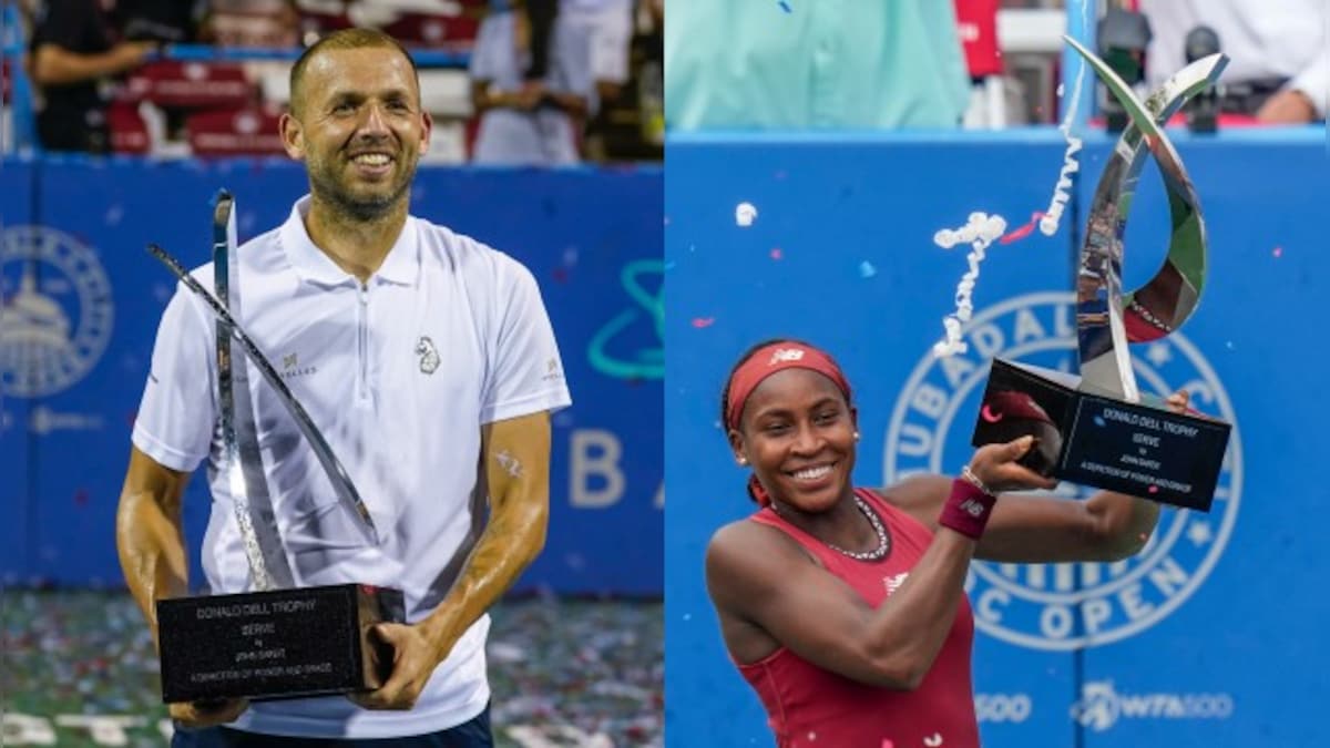 Tennis roundup: Dan Evans, Coco Gauff win titles in Washington; rain delays Prague Open final