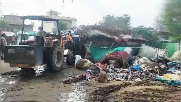 Nuh Violence: Haryana administration removes illegal encroachments in Tauru