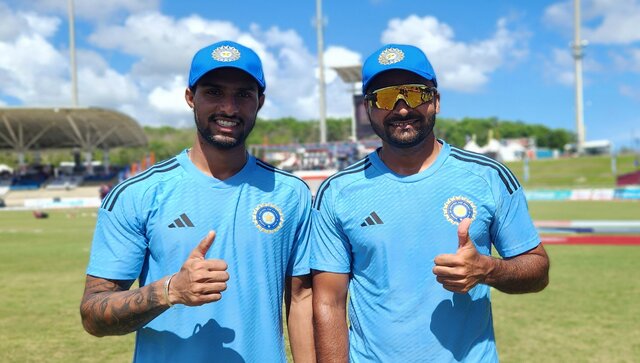 India vs West Indies: Mukesh Kumar, Tilak Varma handed debuts in first T20I India vs West Indies: Mukesh Kumar, Tilak Varma handed debuts in first T20I