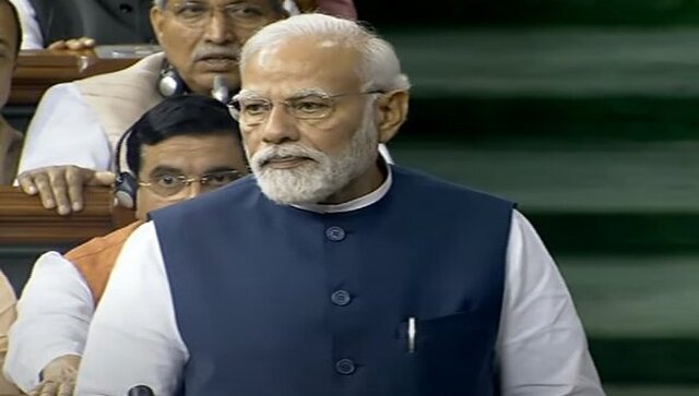 'Fielding vipaksh ne organise kari lekin chauke-chakke yahi se lage': PM Modi's reply to Opposition's no-trust motion 'Fielding vipaksh ne organise kari lekin chauke-chakke yahi se lage': PM Modi's reply to Opposition's no-trust motion