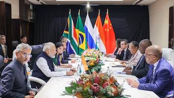 BRICS Summit: PM Modi holds bilateral meeting with South Africa's President Cyril Ramaphosa