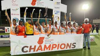 Indian women's hockey team wins Hockey 5s Asia Cup, qualifies for Hockey 5s World Cup 2024