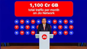 Jio crosses 450 Mn active users, sees traffic worth 1,100 Cr GB data per month, grows 20% YOY