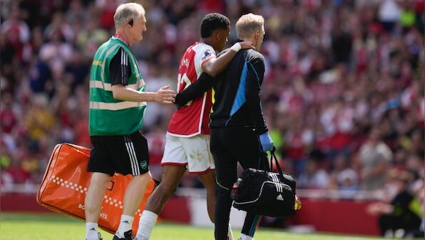 Premier League: Arsenal's Jurrien Timber 'gutted' at facing lengthy lay-off with knee injury