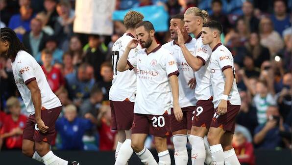 Premier League: Haaland stars as Man City crush Burnley in opener, but De Bruyne injury sours result