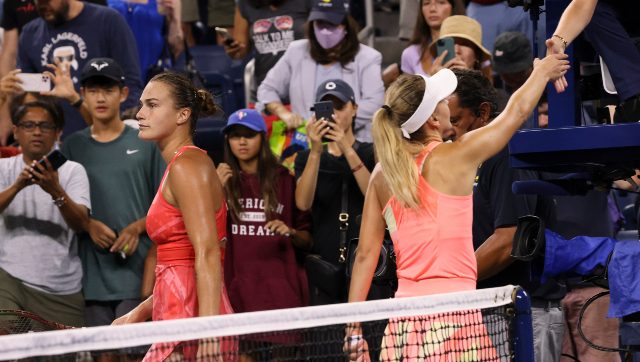 Ukraine-born Maryna Zanevska snubs handshake after Aryna Sabalenka loss in farewell match Ukraine-born Maryna Zanevska snubs handshake after Aryna Sabalenka loss in farewell match