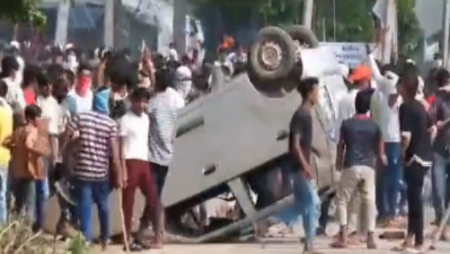 Three killed as communal violence flares in Haryana's Nuh, spreads to Gurgaon Three killed as communal violence flares in Haryana's Nuh, spreads to Gurgaon