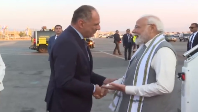 WATCH: PM Modi arrives in Greece on first prime ministerial visit in 40 years WATCH: PM Modi arrives in Greece on first prime ministerial visit in 40 years
