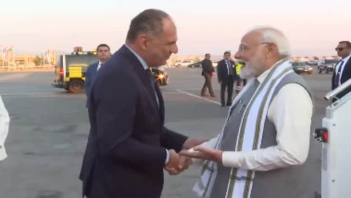 WATCH: PM Modi arrives in Greece on first prime ministerial visit in 40 years