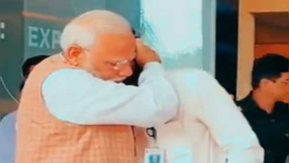 2019 moment of emotional former ISRO chief K Sivan trends on Twitter as Chandrayaan-3 lands on moon