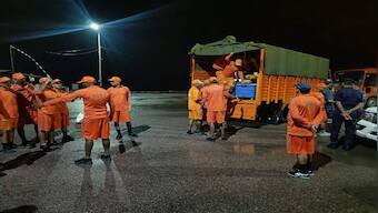 Himachal: 10 people, including five forest department officials, trapped in Mandi dam