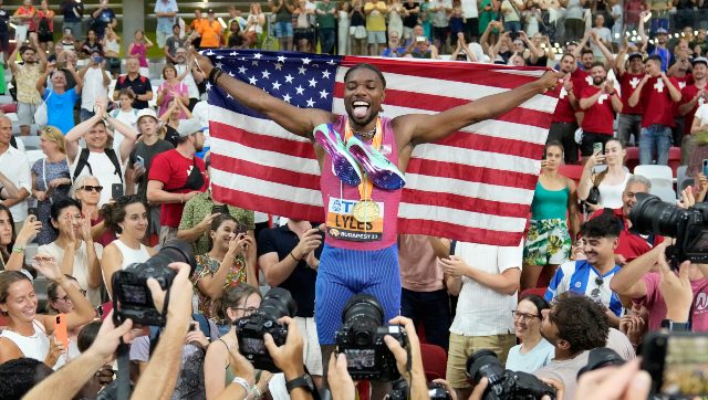 World Athletics Championships: Lyles king of sprints, Jackson produces run for the ages in women's 200m World Athletics Championships: Lyles king of sprints, Jackson produces run for the ages in women's 200m