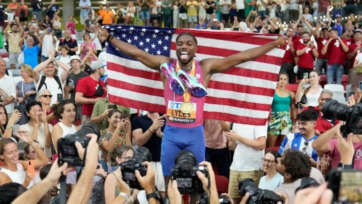 World Athletes of the Year: Noah Lyles, Faith Kipyegon win track awards