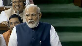 'Jinke bahi khaate khud ke bigde hue hain...wo hamse hisab liye phirte hain': PM mocks Cong, Oppn in no-trust vote reply