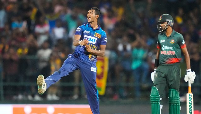 Asia Cup 2023: Matheesha Pathirana's four-fer sets up Sri Lanka's five-wicket win over Bangladesh Asia Cup 2023: Matheesha Pathirana's four-fer sets up Sri Lanka's five-wicket win over Bangladesh