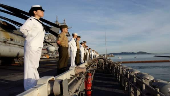 Two US navy sailors arrested on charges of passing sensitive material to China