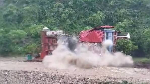 Red alert in several districts in Uttarakhand; houses flooded in Chamoli's Pipalkoti