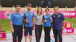 ISSF World Championship: India's Esha Singh and Shiva Narwal win 10m air pistol mixed team gold