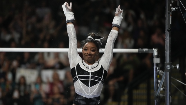 Simone Biles captures US Classic in return to gymnastics competition Simone Biles captures US Classic in return to gymnastics competition
