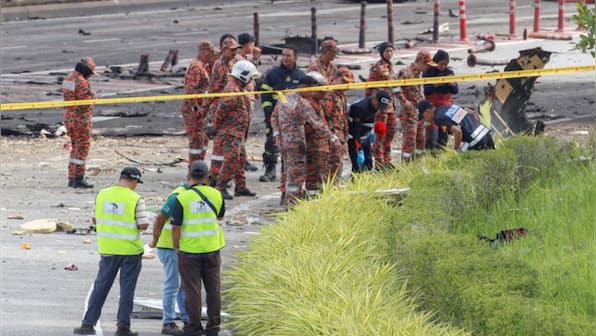 Small aircraft carrying 8 people crashes in Malaysia