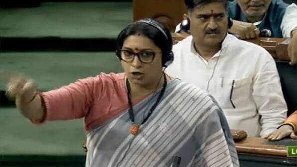 Won't allow Article 370 back, neither spare those who threaten Kashmiri Pandits, says Smriti Irani in Lok Sabha