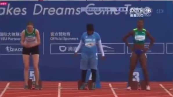 Watch: Somalian athlete's 100m sprint goes viral for slow time, sports minister apologises