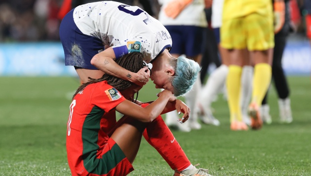 FIFA Women's World Cup: USA survive Portugal scare to reach last-16 FIFA Women's World Cup: USA survive Portugal scare to reach last-16