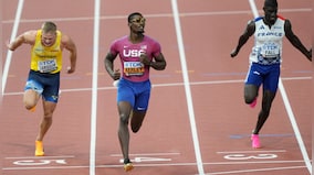World Athletics Championships: Fred Kerley keeps his calm as Marcell Jacobs scrapes into 100m semi-finals