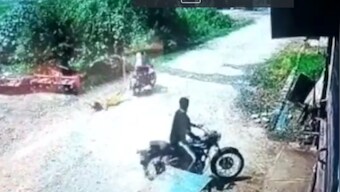 WATCH: Man kills minor daughter, drags body behind motorcycle across village. Her fault a night out