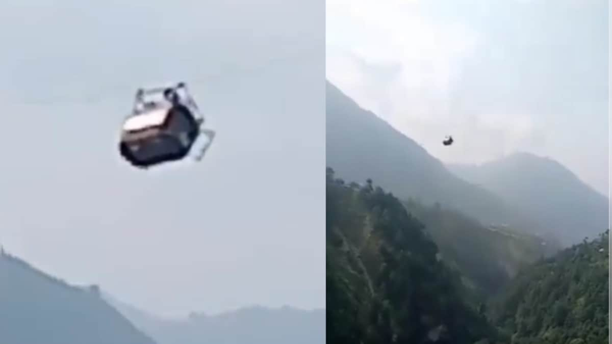 WATCH: Cable car with school students, teacher stuck mid-air in Pakistan; chopper attempts rescue