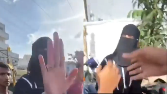 WATCH: Burqa-clad woman in Bengaluru abused for walking alongside 'kafir', called names, reminded of religious duties WATCH: Burqa-clad woman in Bengaluru abused for walking alongside 'kafir', called names, reminded of religious duties