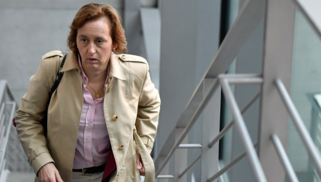 Protester throws dog poop on woman far-right politician in Germany Protester throws dog poop on woman far-right politician in Germany