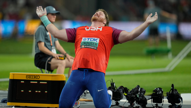 World Athletics Championships: Ryan Crouser retains shot put title despite blood clot scare World Athletics Championships: Ryan Crouser retains shot put title despite blood clot scare