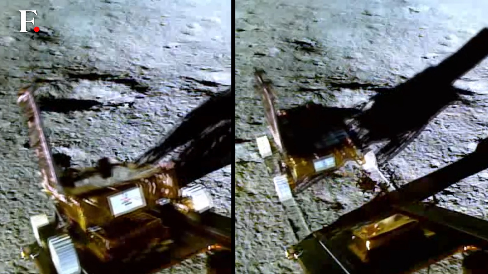 Chandrayaan-3: ISRO releases video of rover 'Pragyan' rolling down to lunar surface from lander Chandrayaan-3: ISRO releases video of rover 'Pragyan' rolling down to lunar surface from lander