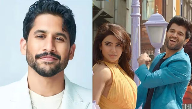 Naga Chaitanya refutes rumours over leaving theatre after watching Vijay-Samantha's Kushi trailer Naga Chaitanya refutes rumours over leaving theatre after watching Vijay-Samantha's Kushi trailer
