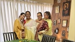 Malaika Arora looks resplendent in ethnic white-yellow suit, joins sister Amrita for Onam festivities at mother's house