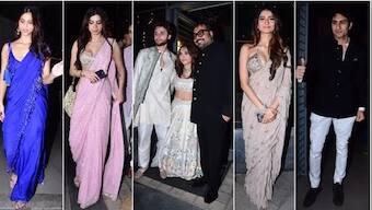Suhana Khan, Ibrahim Ali Khan, Palak Tiwari grace Aaliyah Kashyap's engagement ceremony