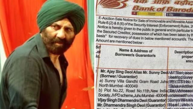 Sunny Deol on reports of his bungalow's auction: 'What hurt was that they printed the notice in the newspaper' Sunny Deol on reports of his bungalow's auction: 'What hurt was that they printed the notice in the newspaper'