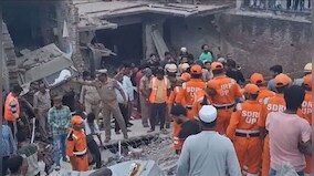 Two dead, some feared trapped as building collapses in UP's Barabanki