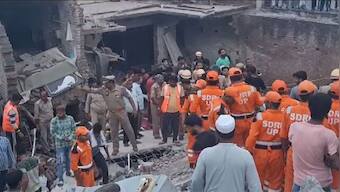 Two dead, some feared trapped as building collapses in UP's Barabanki