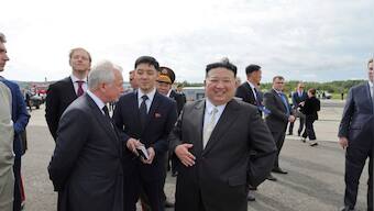 Kim Jong Un arrives in Russian port city of Vladivostok, shown Russian nuclear-capable bombers